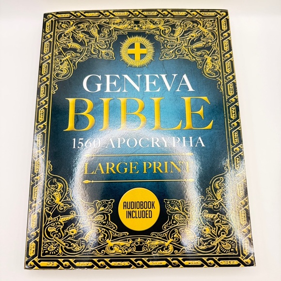 Geneva Bible 1560 Apocrypha Large Print Paperback Antique Style Reproduction - Picture 1 of 7